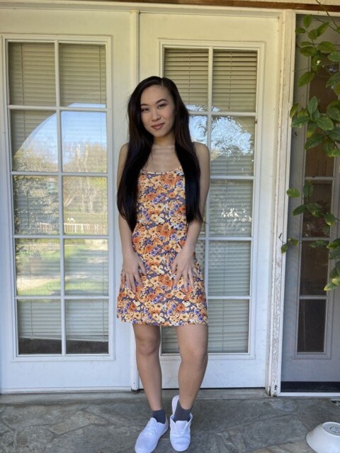 Kimmy Kimm Spreads Her Wet Pussy In A Floral Sundress