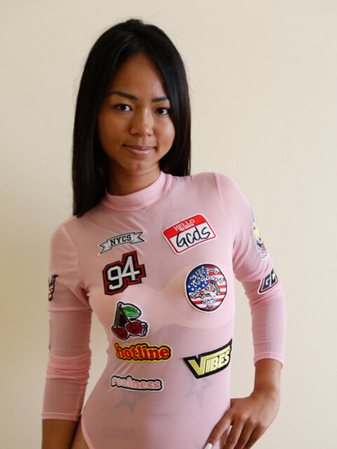 Jureka Del Mar In Pink Patch Top Riding Cock POV 9