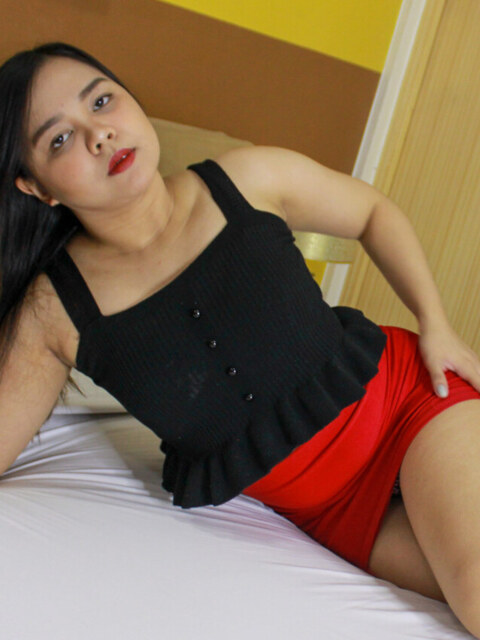 Sharinami Bends Over In Red Skirt And Takes A Messy Facial 3