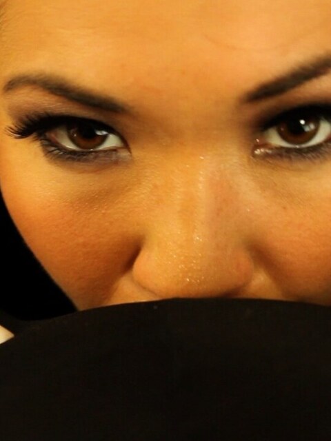 London Keyes In Pink Lace And Thigh Highs Sucking Cock 11