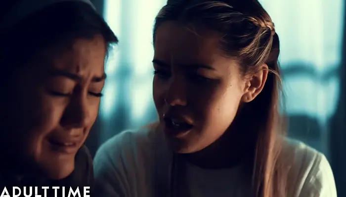 True Lesbian Mormon Sisters Give In To Forbidden Lust And Finger Each Other