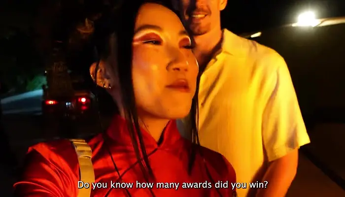 Afterparty Night Ends With Luna Okko Sucking Cock In The Dark