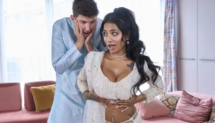 Tattooed Yasmina Khan Fucked Doggystyle And Filled With Cum
