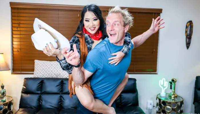 Alona Bloom Rides Cowgirl And Takes A Deep Creampie